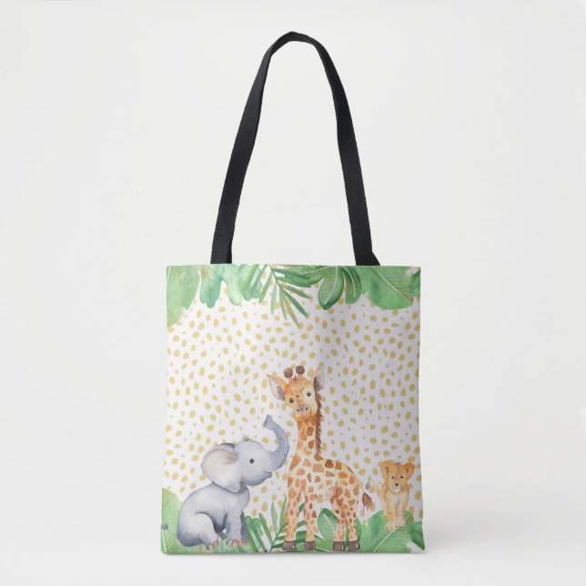 Niedliche Jungle Safari Kindertiere Tasche (Vorderseite)