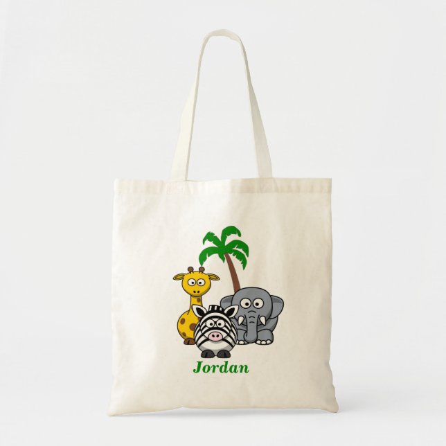 Niedliche Junglebetiere Tragetasche (Vorne)