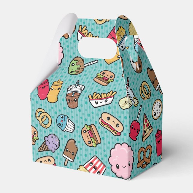 Niedliche Junk Food Geschenkschachtel (Vorderseite)