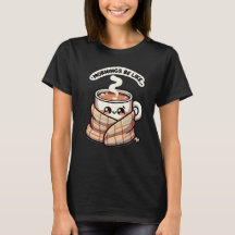 Niedliche Kaffee-Tasse Design Black Women's T - Sh