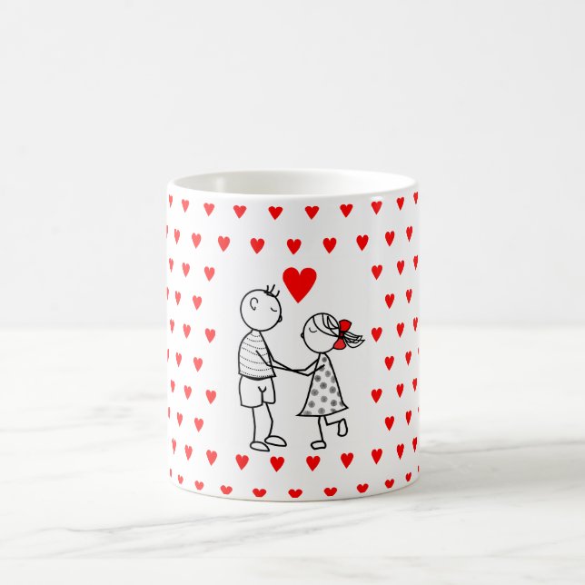 Niedliche Kaffee-Tasse Kaffeetasse (Mittel)