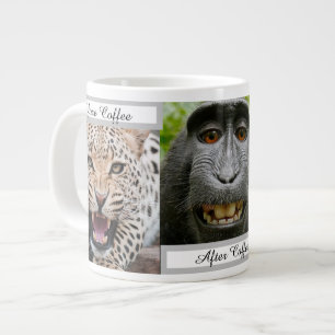 Niedliche Kaffeestiere Jumbo-Tasse