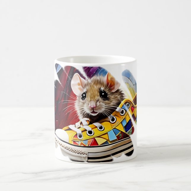 Niedliche Kaffeetassen und Tasse für stilvolle Tas (Mittel)