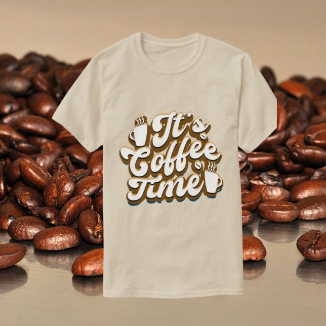 niedliche Kaffeezeitkunst T-Shirt (Von Creator hochgeladen)
