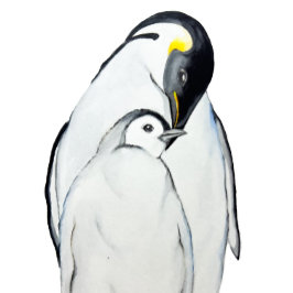 Niedliche Kaiserpinguinfamilie T - Shirt