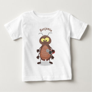 Niedliche Kakerlakenfigur Baby T-shirt