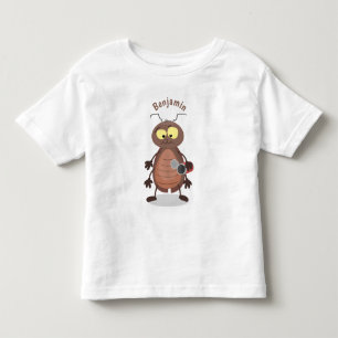 Niedliche Kakerlakenfigur Kleinkind T-shirt