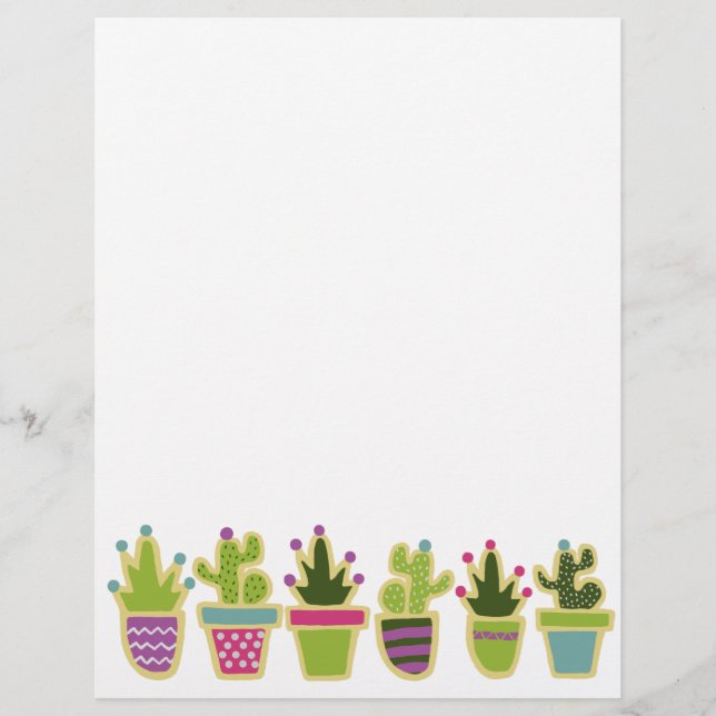 Niedliche Kakteen (Vorderseite)