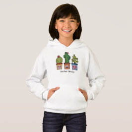 Niedliche Kakteen in Aquarellfarben Hoodie