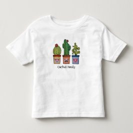 Niedliche Kakteen in Aquarellfarben Kleinkind T-shirt