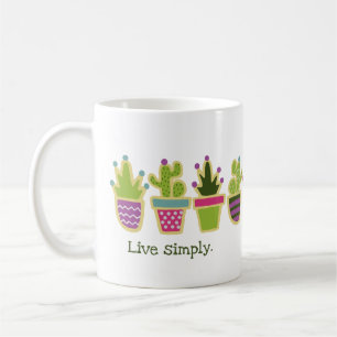 Niedliche Kakteen Kaffeetasse