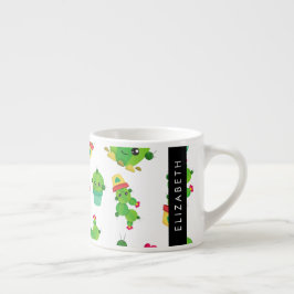 Niedliche Kakteen, Kaktusmuster, Sukkulent, Ihr Na Espressotasse