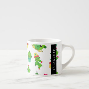 Niedliche Kakteen, Kaktusmuster, Sukkulent, Ihr Na Espressotasse