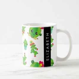 Niedliche Kakteen, Kaktusmuster, Sukkulent, Ihr Na Kaffeetasse