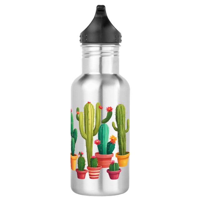 Niedliche Kaktus Edelstahlflasche (Rechts)