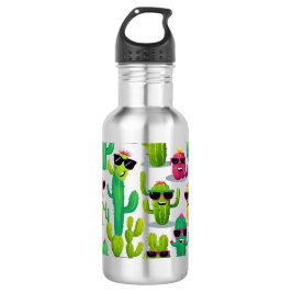 Niedliche Kaktus Edelstahlflasche