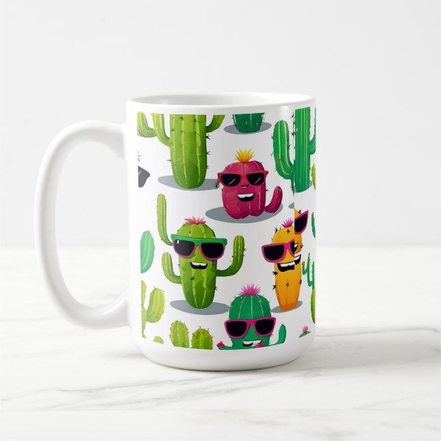 Niedliche Kaktus Kaffeetasse (Links)
