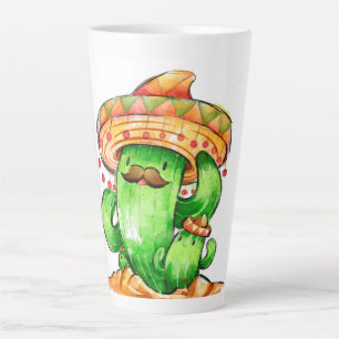 niedliche Kaktus Milchtasse