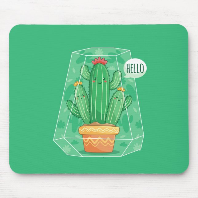 niedliche Kaktus Mousepad (Vorne)