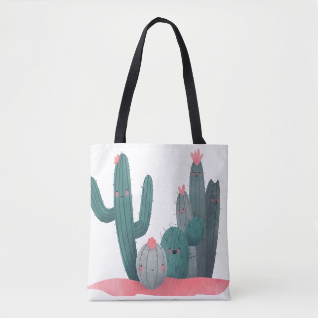 niedliche Kaktus Tasche (Vorderseite)