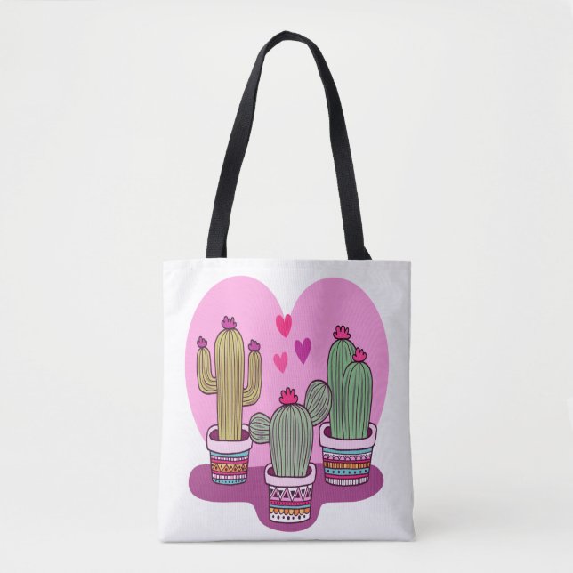 niedliche Kaktus Tasche (Vorderseite)