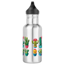 Niedliche Kaktus Wasserflasche