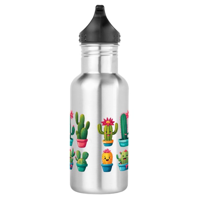 Niedliche Kaktus Wasserflasche (Rechts)