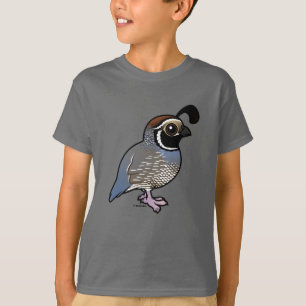 Niedliche Kalifornien-Wachteln T-Shirt