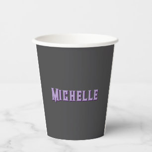 Niedliche Kalligrafie Kreative Trendy Individuelle Pappbecher