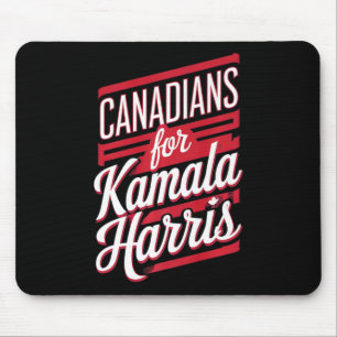 Niedliche kanadische Mädchen für Kamala Harris Can Mousepad