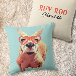 Niedliche Kangaroo Liebe Girls Room Wire Cushion Kissen