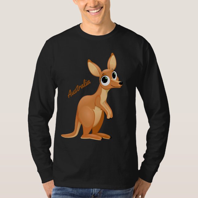 Niedliche Kangaroo-Shirts und Jacken (Vorderseite)