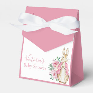 Niedliche Kaninchen-Babydusche Geschenkschachtel