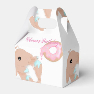 Niedliche Kaninchen Cartoon Bunny Girls Geburtstag Geschenkschachtel