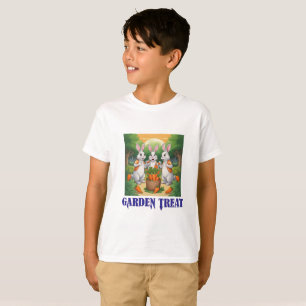 Niedliche Kaninchen essen Karotten T - Shirt