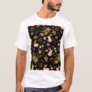 Niedliche Kaninchen: Wasserfarben, handGezeichnet  T-Shirt