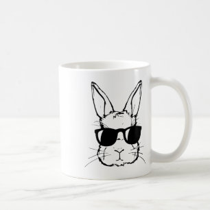 Niedliche Kaninchenfront Gefärbte Krawatte Gles Gi Kaffeetasse