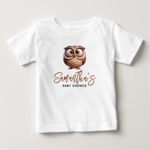 Niedliche Karikatur Baby Boy Dusche T-shirt