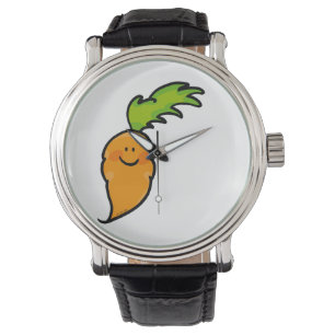 niedliche Karotte Armbanduhr
