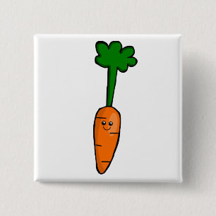 Niedliche Karotte Button