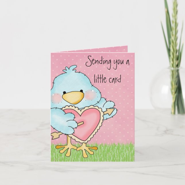 Niedliche Karte des Valentines Tagesfür Kinder (Vorderseite)