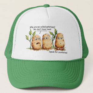 Niedliche Kartoffeln haben Zehen Funny Potato Pun  Truckerkappe