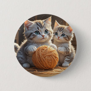 Niedliche Kätzchen Button