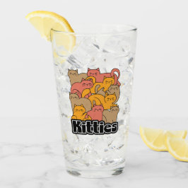 Niedliche Kätzchen Design - Adventure Cat Art Glas