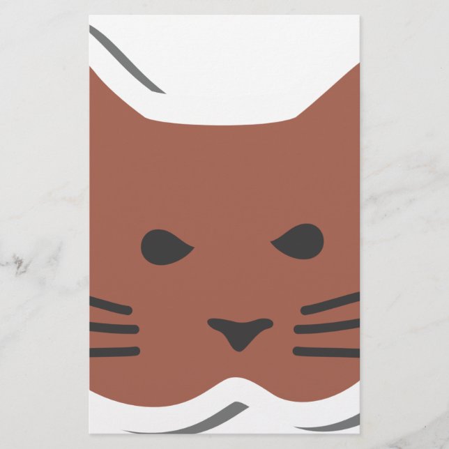 Niedliche Katze 2 Briefpapier (Vorderseite)