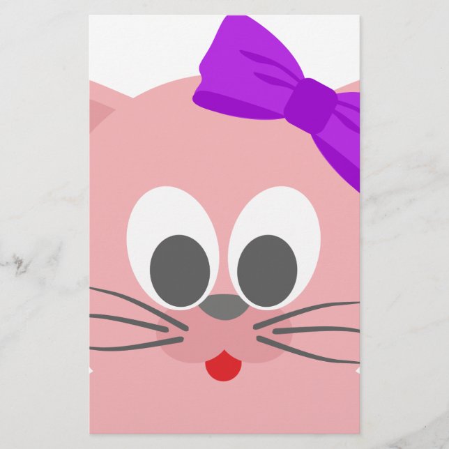 Niedliche Katze 3 Briefpapier (Vorderseite)