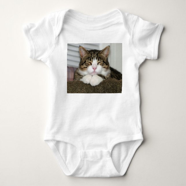 Niedliche Katze Baby Strampler (Vorderseite)