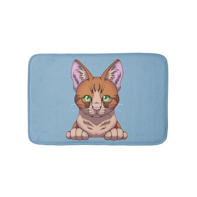 Niedliche Katze Badematte (Vorderseite)