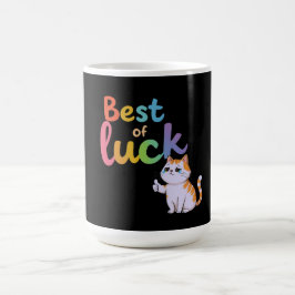 Niedliche Katze Bestes Glück: Spaß und Spaß vertei Kaffeetasse