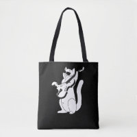 Niedliche Katze, die Violin String Instrument Musi